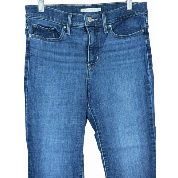 Levi's Women's 314 Shaping Straight Jeans Size 29 Blue Medium Wash #2017 - Picture 2 of 9